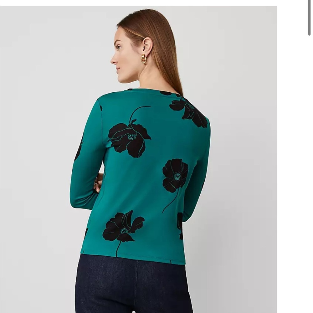 NWT Ann Taylor floral top - Picture 2 of 7